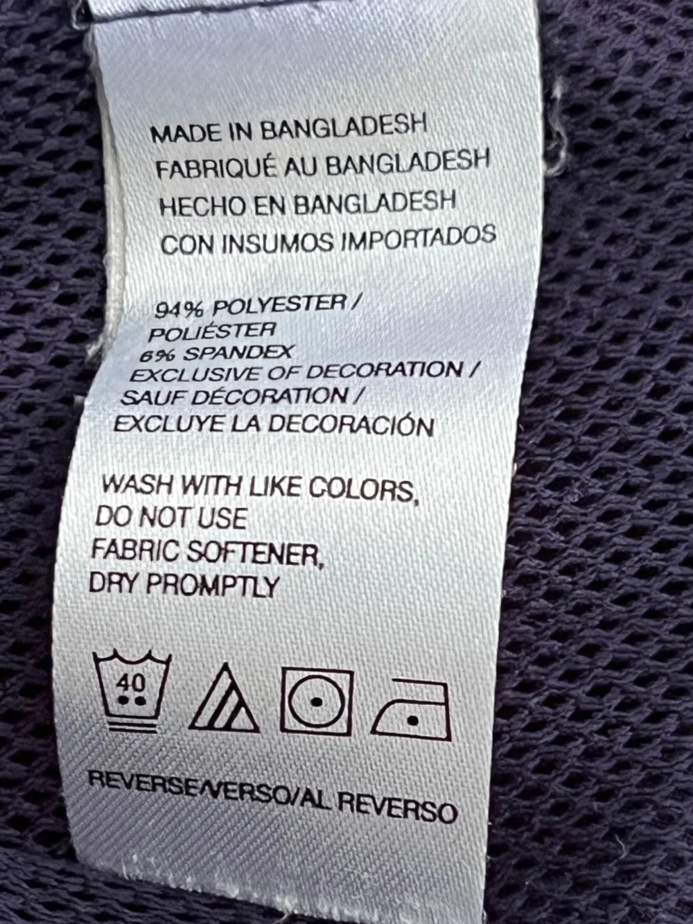 Izod Golf Shorts Size 40 Navy Blue Gripper Men chino moisture wicking 10” Inseam